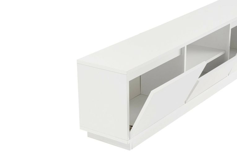 Porta TV bianco 160x29x42h cm 3 ante - Morrigan