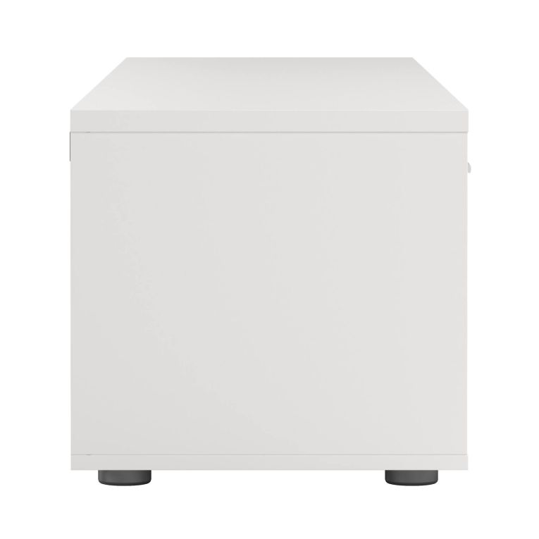 Porta TV bianco 177x39x38h cm 2 ante e 1 cassetto - Giaele