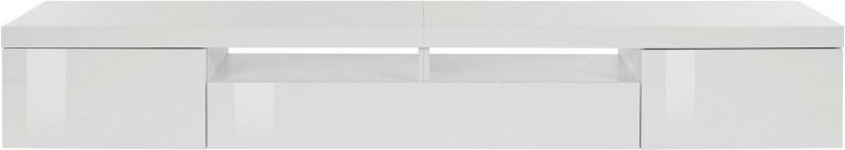 Porta TV bianco 240x40x35h cm 3 ante - Animali