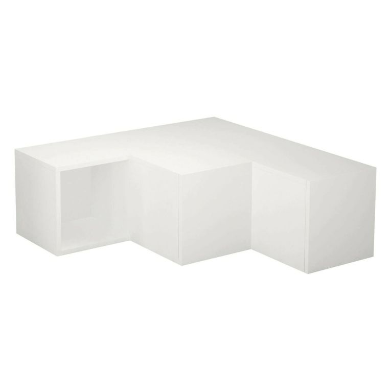 Porta TV bianco 90x92x32h cm in legno - Fiorenza