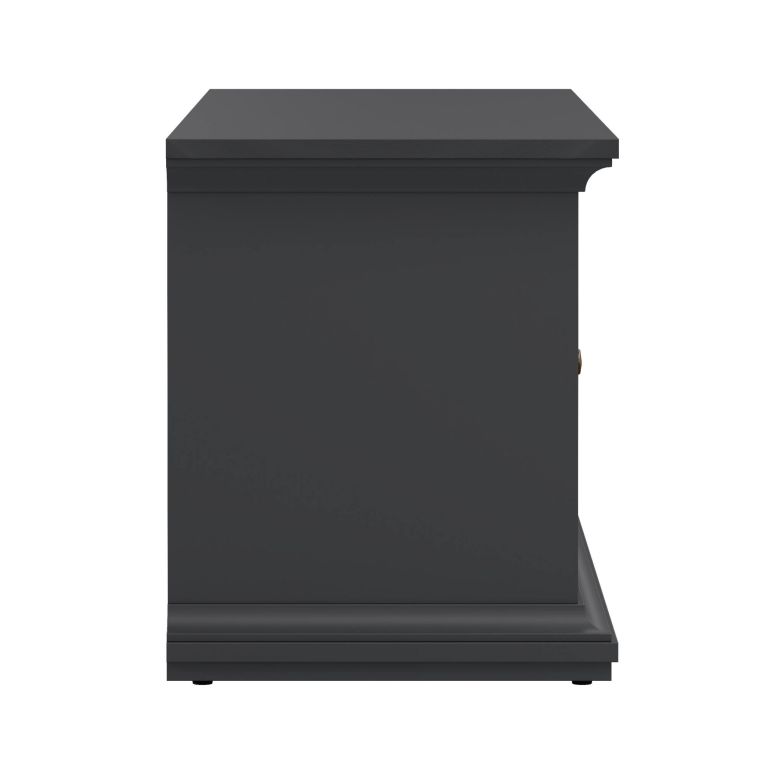Porta TV grigio 149x41x50h cm 2 ante - Ziba