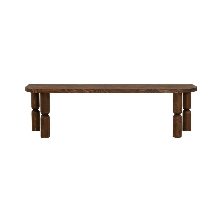 Porta TV noce 140x35x40h cm in legno - Fengshen