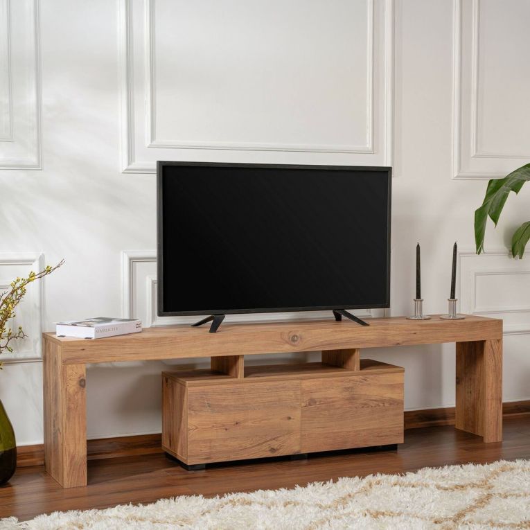 Porta TV pino 180x31x50h cm 2 ante - Andarna