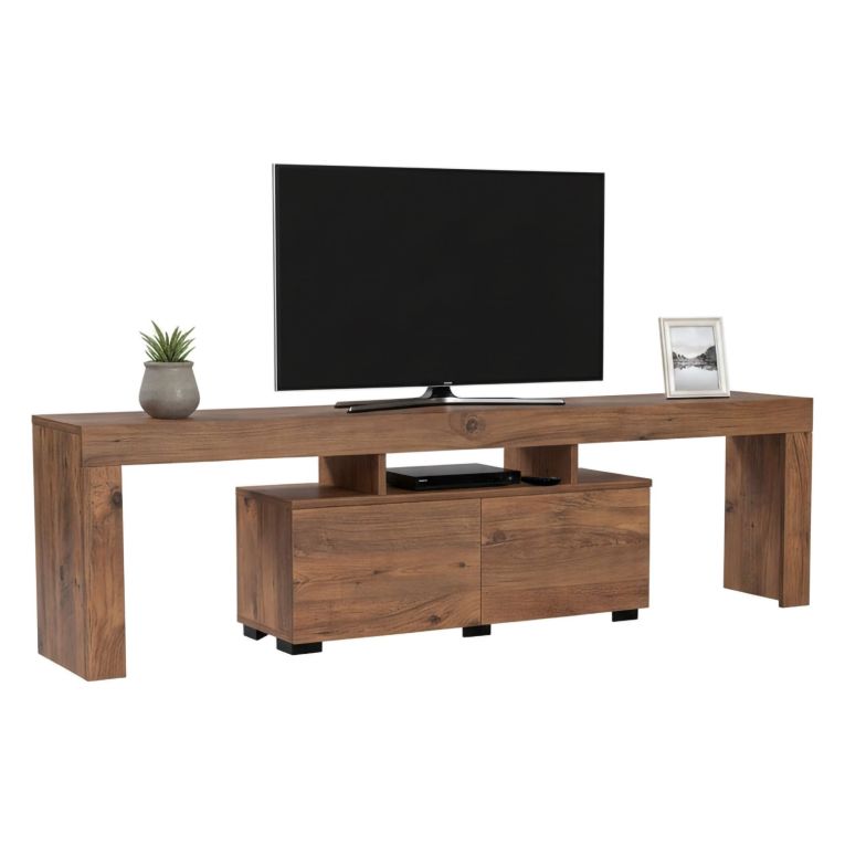Porta TV pino 180x31x50h cm 2 ante - Andarna