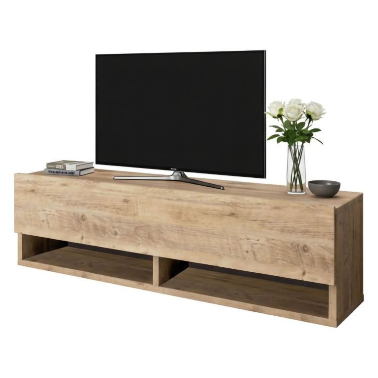Porta TV quercia 100x31x29h cm in legno - Iva