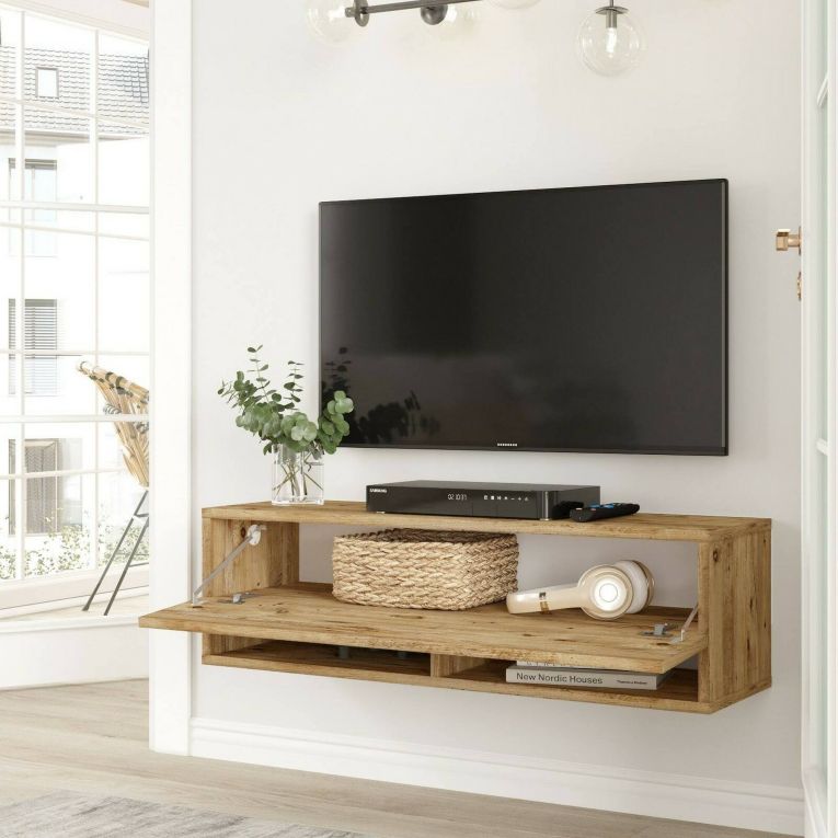 Porta TV quercia 100x31x29h cm in legno - Iva