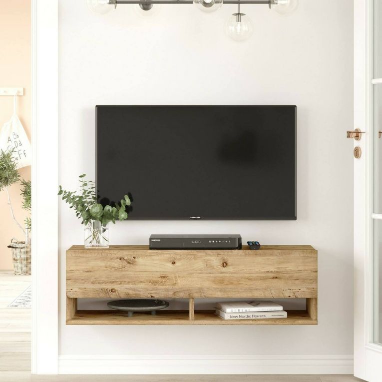 Porta TV quercia 100x31x29h cm in legno - Iva