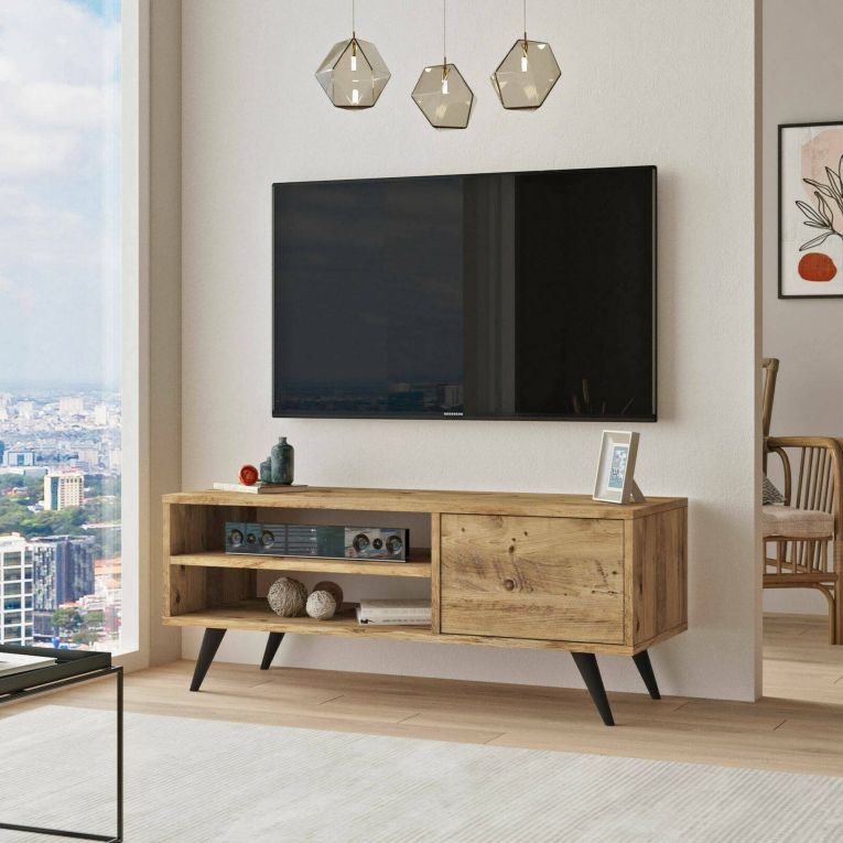Porta TV quercia 110x40x44h cm 2 ante - Max