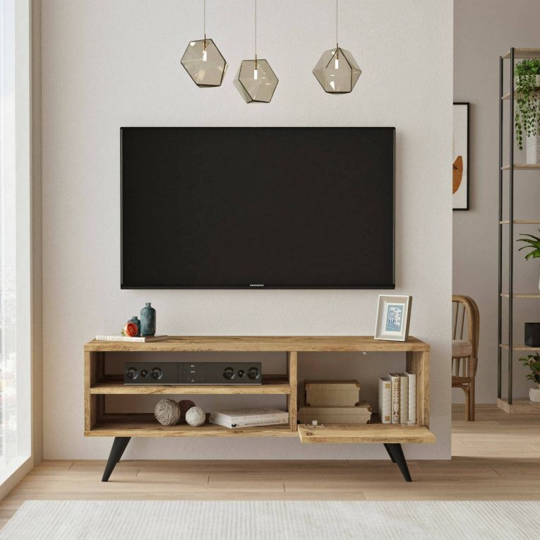 Porta TV quercia 110x40x44h cm 2 ante - Max
