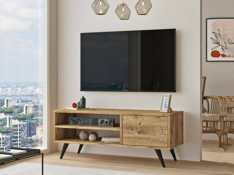 Porta TV quercia 110x40x44h cm 2 ante - Max