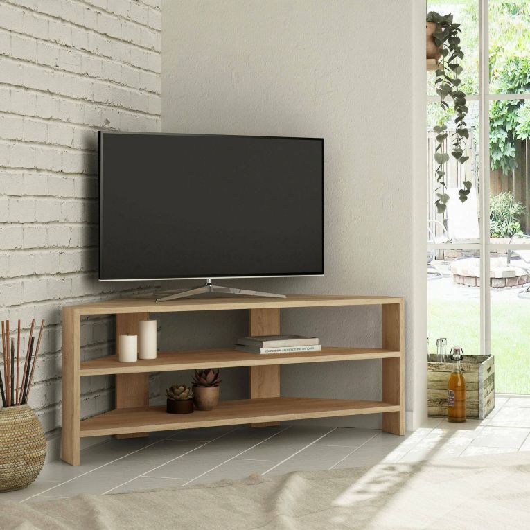 Porta TV quercia 114x36x45h cm in legno - Centauro