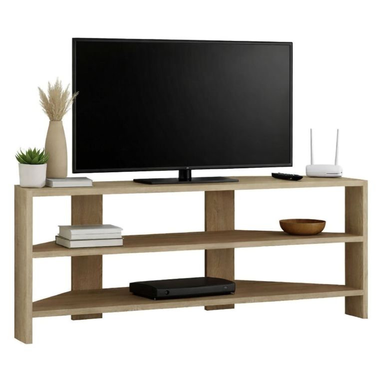 Porta TV quercia 114x36x45h cm in legno - Centauro
