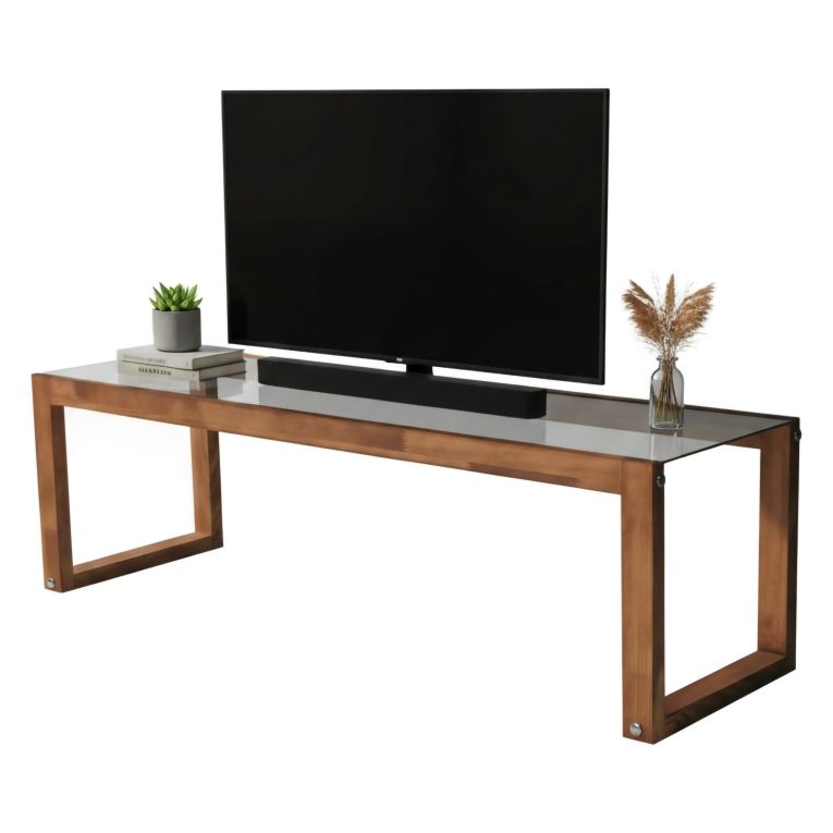 Porta TV quercia 130x40x40h cm in legno - Nanauk