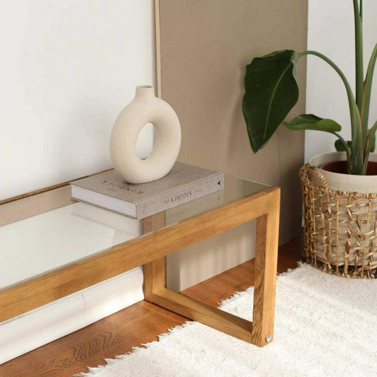 Porta TV quercia 130x40x40h cm in legno - Nanauk