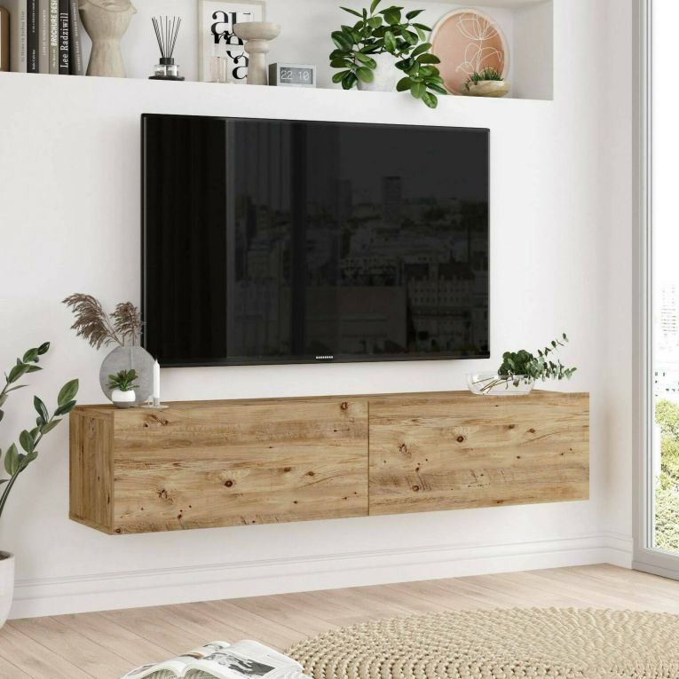 Porta TV quercia 140x31x29h cm 2 ante - Diaspro