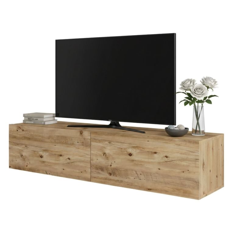 Porta TV quercia 140x31x29h cm 2 ante - Diaspro