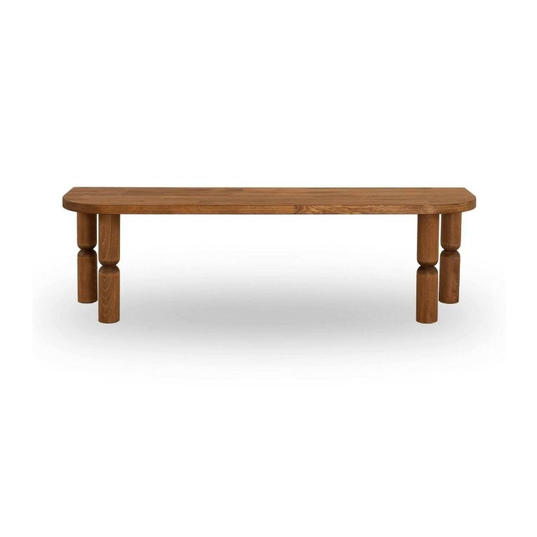 Porta TV quercia 140x35x40h cm in legno - Fengshen
