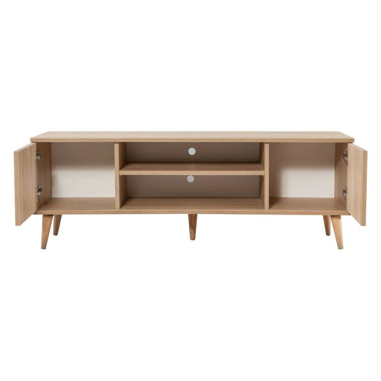 Porta TV quercia 140x40x50h cm 2 ante - Enrica