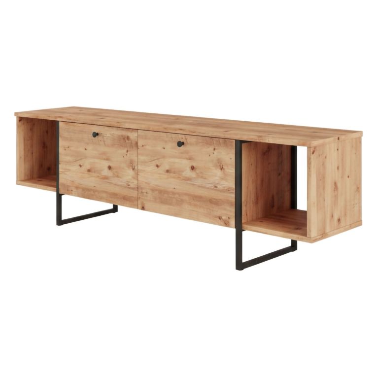 Porta TV quercia 160x40x47h cm 2 ante - Barzana