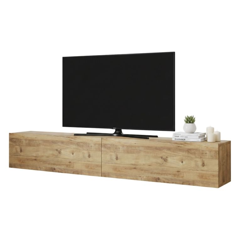 Porta TV quercia 180x31x29h cm 2 ante - Pavone