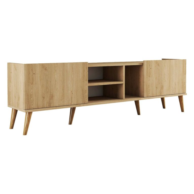 Porta TV quercia 180x34x52h cm 2 ante - Alberona