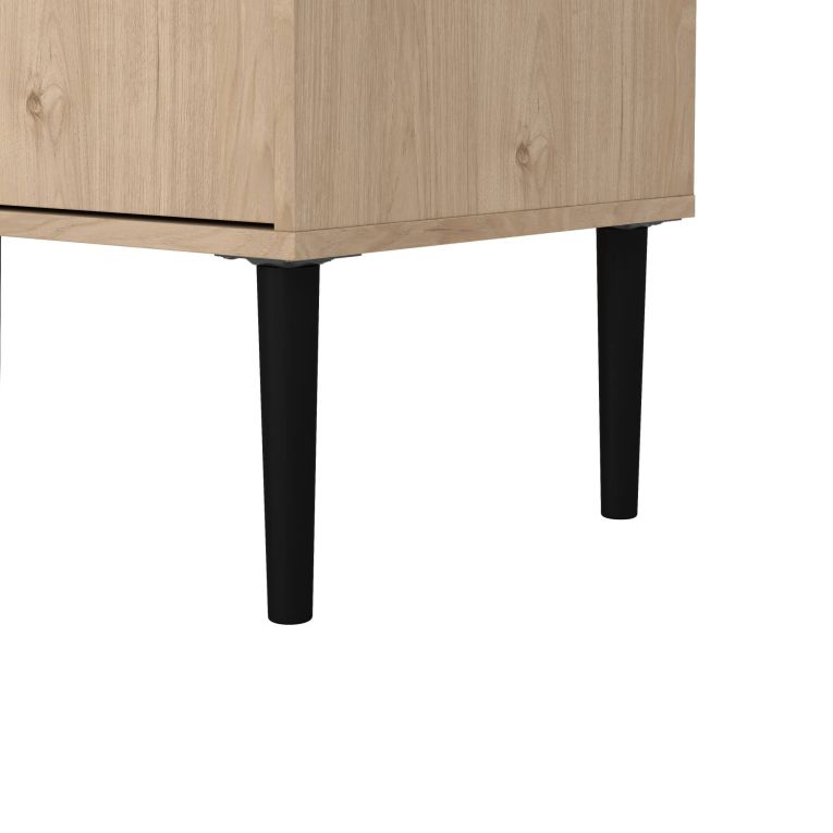 Porta TV rovere 147x39x56h cm 2 ante e 1 cassetto - elie