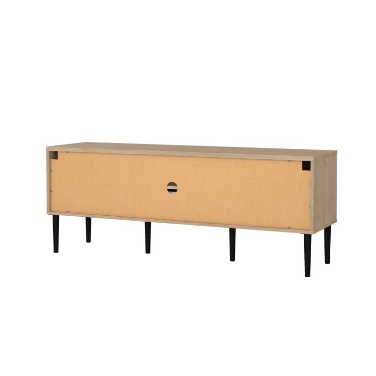 Porta TV rovere 147x39x56h cm 2 ante e 1 cassetto - elie
