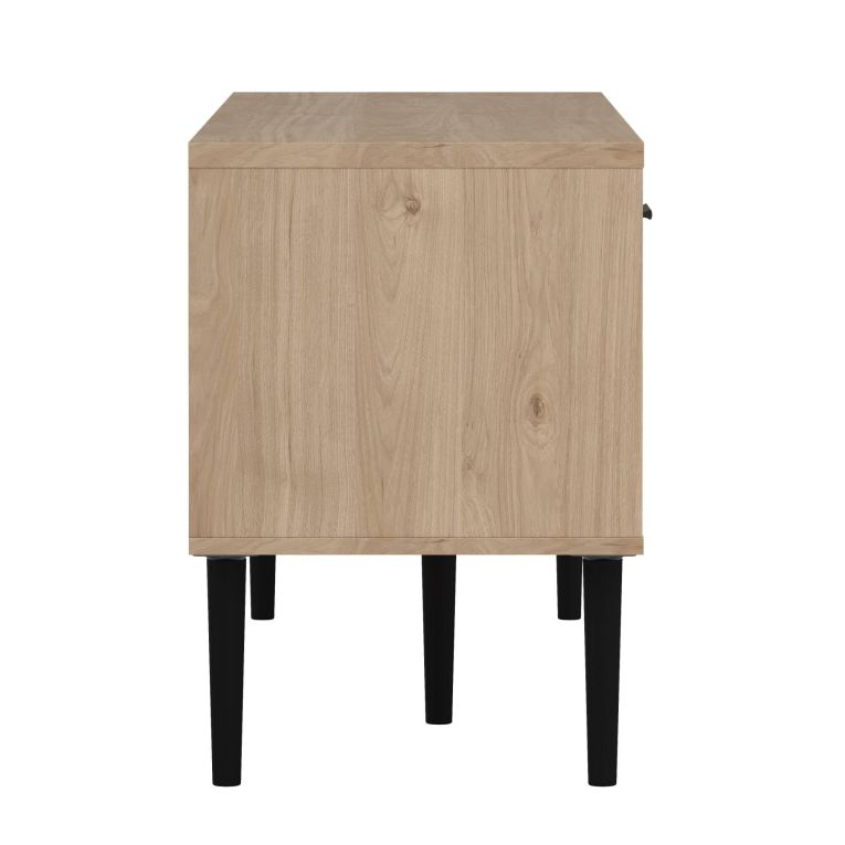 Porta TV rovere 147x39x56h cm 2 ante e 1 cassetto - elie