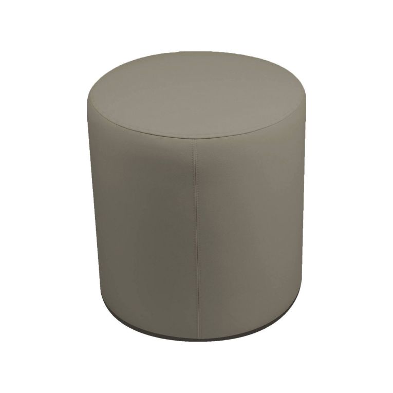 Pouf cilindrico tortora 40x40x42h cm - Lisboa