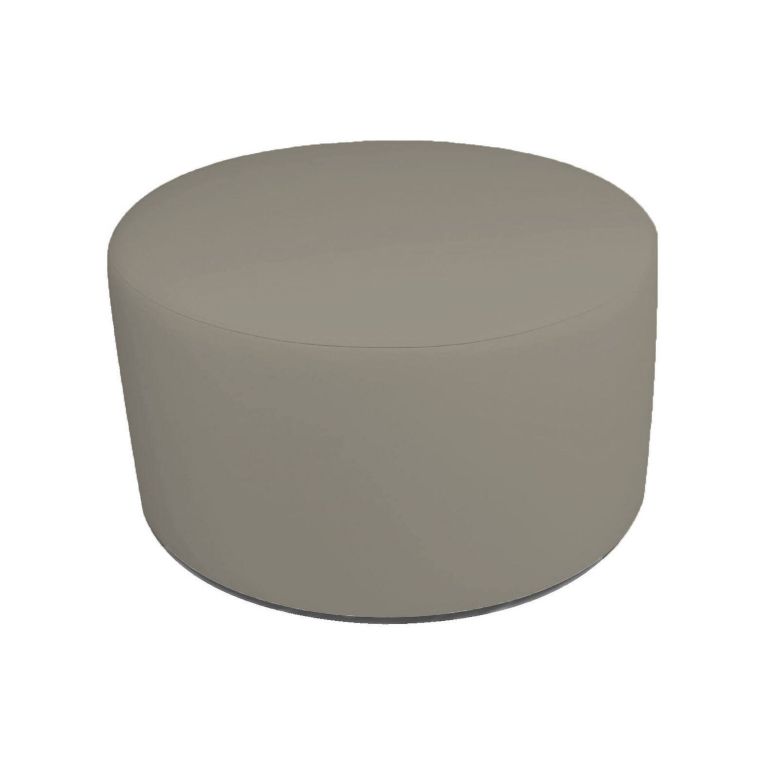 Pouf cilindrico tortora 79x79x42h cm - Anacapri