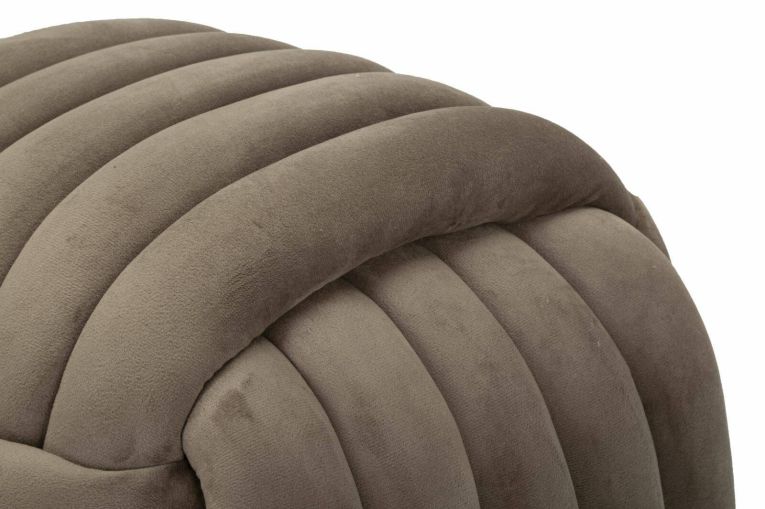 Pouf cubico grigio 45x45x45h cm - Bozzente
