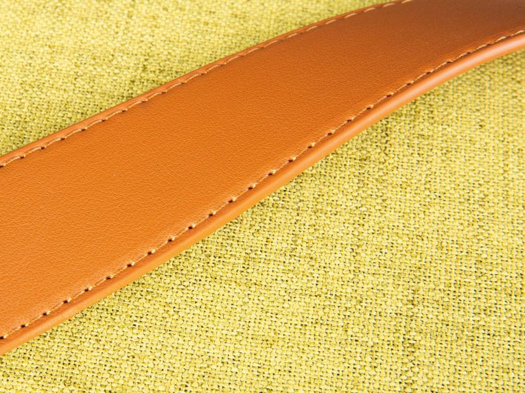 Pouf Giallo Materiale Struttura in Tessuto 42x36x30h cm, - Marmi