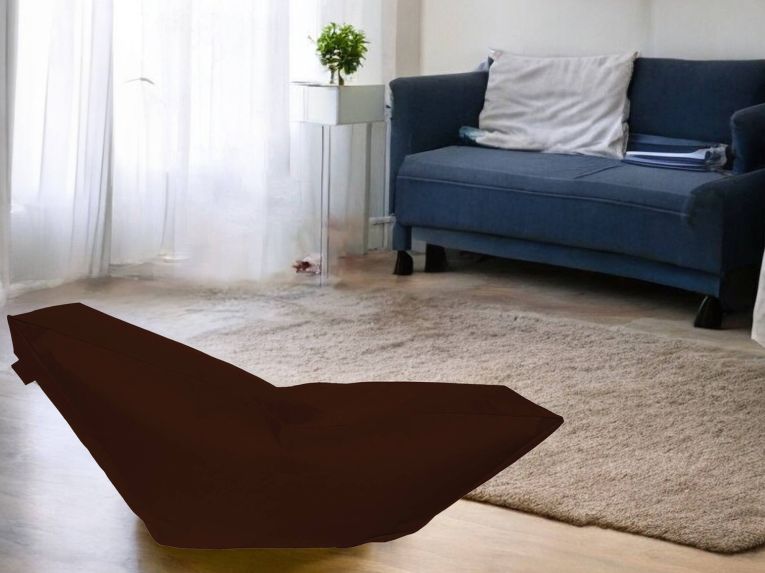 Pouf irregolare marrone 160x50x70h cm - Boves