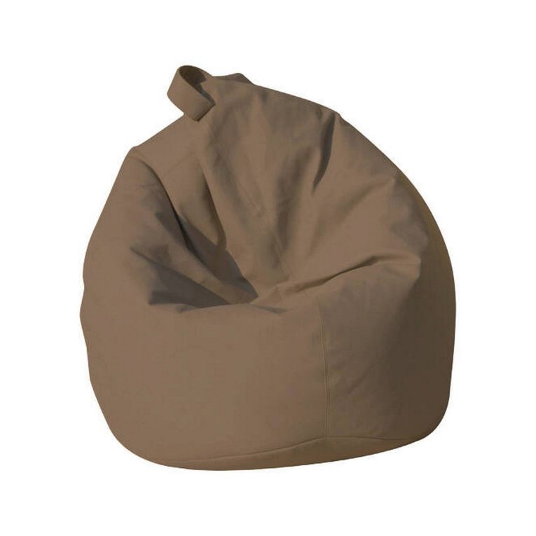 Pouf moderno beige 70x70x110h cm - Azelia
