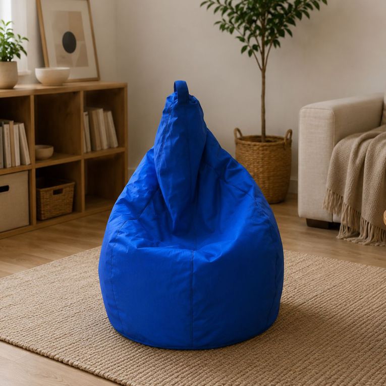 Pouf moderno blu 80x80x120h cm - Angillina