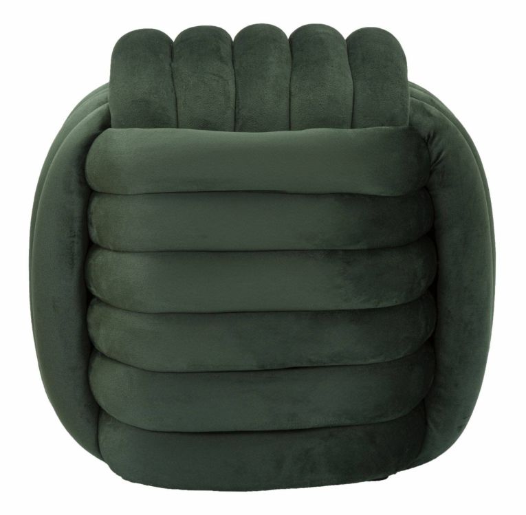 Pouf quadrato verde 45x45x45h cm - Bozzente