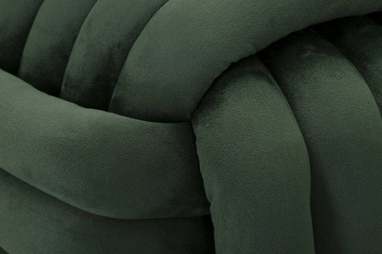 Pouf quadrato verde 45x45x45h cm - Bozzente