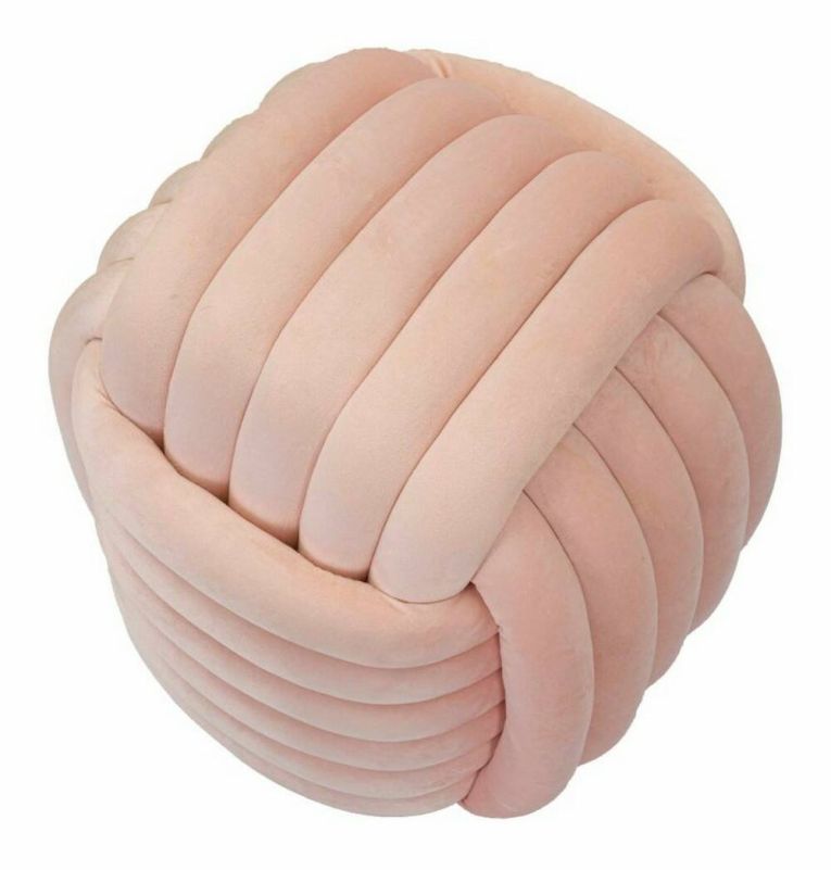 Pouf rotondo rosa 45x45x45h cm - Bozzente