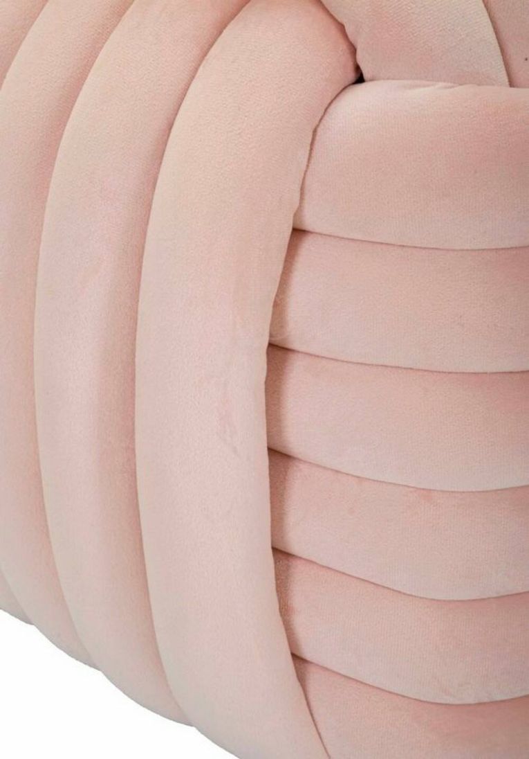 Pouf rotondo rosa 45x45x45h cm - Bozzente