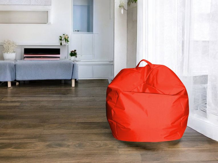 Pouf sacco arancione 65x65x50h cm - Ascia