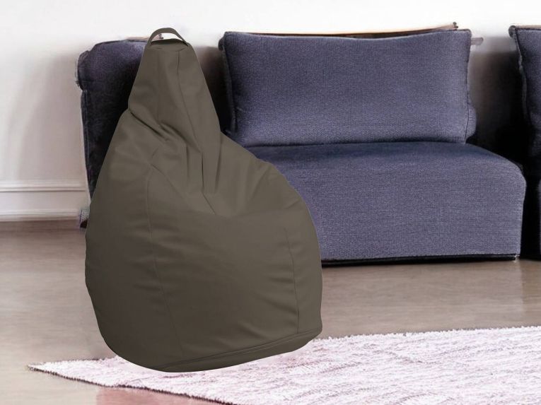 Pouf sacco beige 90x90x120h cm - Aunter
