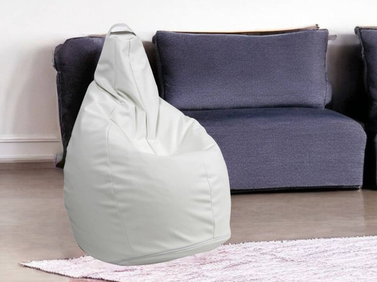 Pouf sacco bianco 90x90x120h cm - Agordo