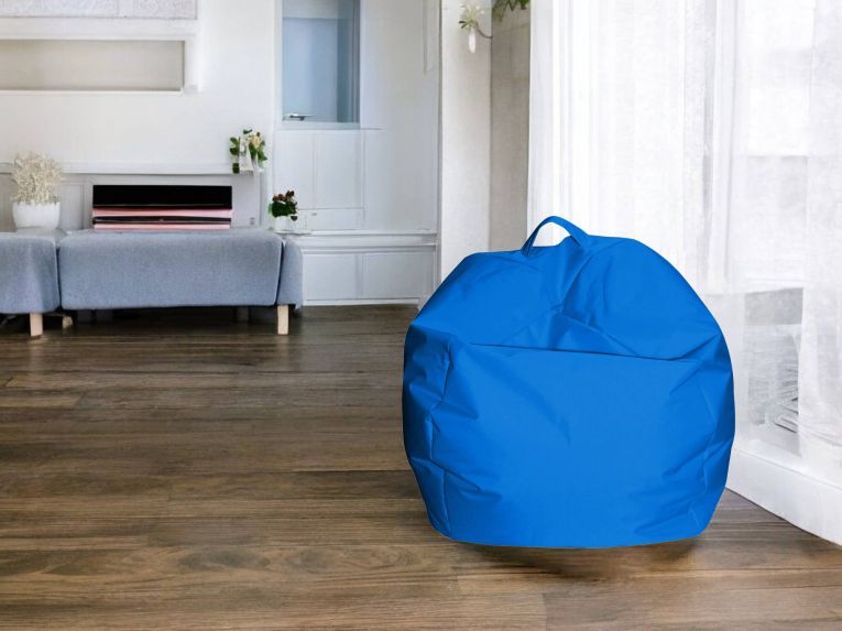 Pouf sacco blu 65x65x50h cm - Ascia