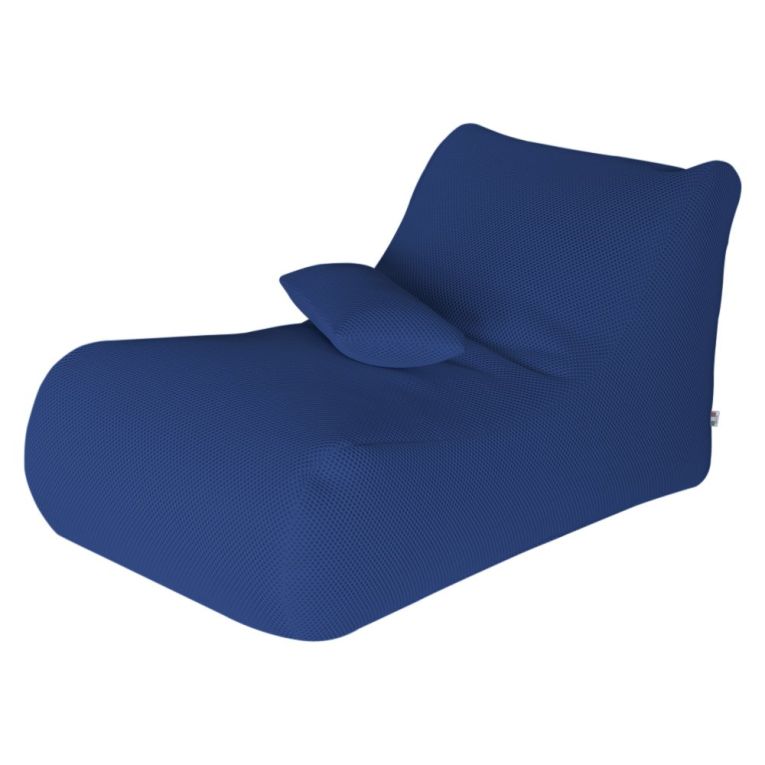 Pouf sacco blu 70x120x65h cm - ??hck