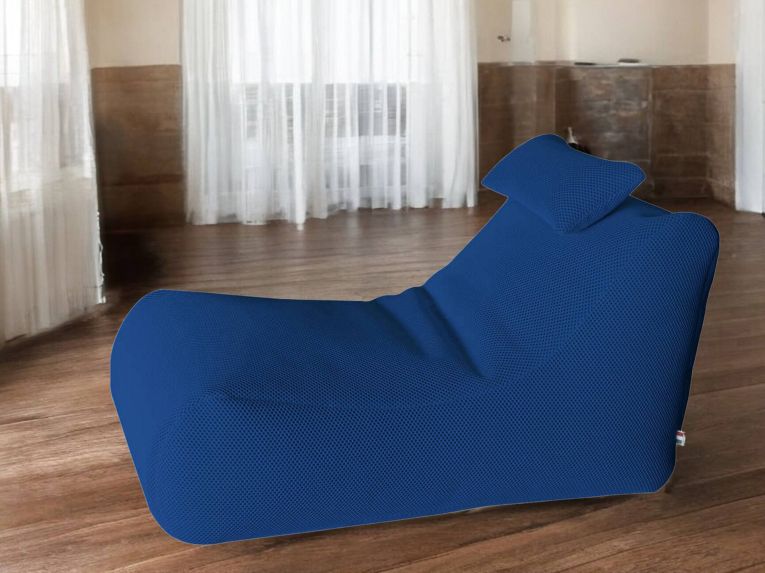 Pouf sacco blu 70x120x65h cm - ??hck