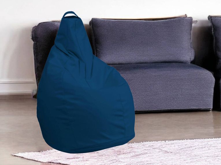 Pouf sacco blu 90x90x120h cm - Aunter