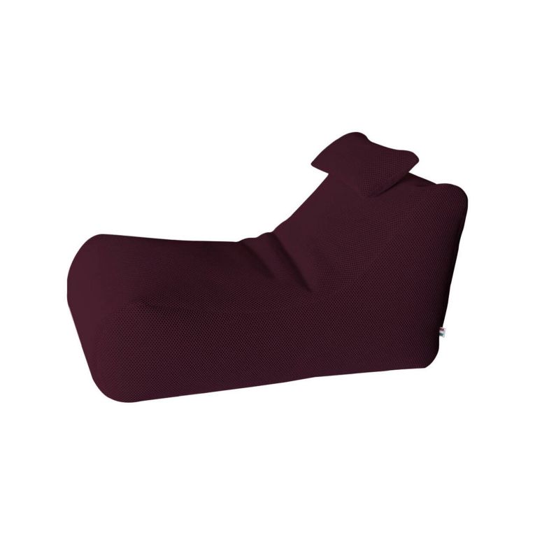 Pouf sacco bordeaux 70x120x65h cm - ??hck