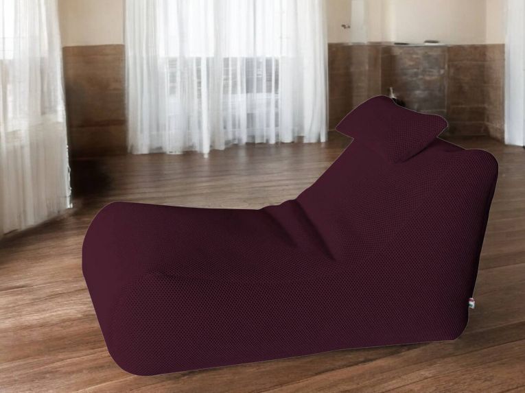 Pouf sacco bordeaux 70x120x65h cm - ??hck