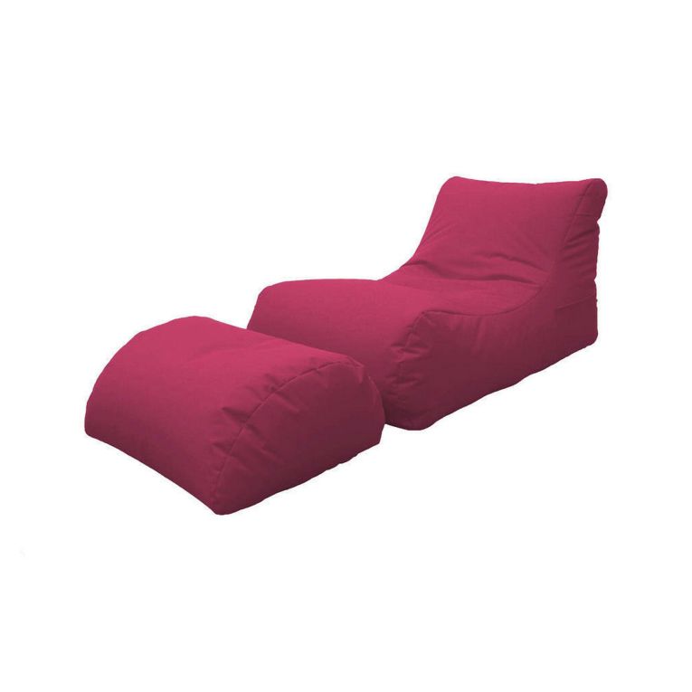 Pouf sacco fucsia 120x80x60h cm - Alton
