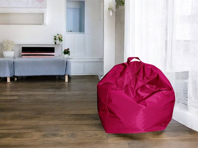 Pouf sacco fucsia 65x65x50h cm - Ascia